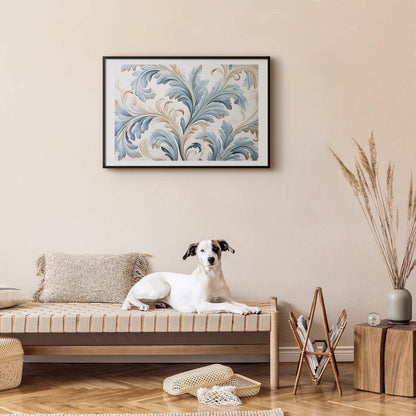 Poster - Baroque Vines in Light Colors