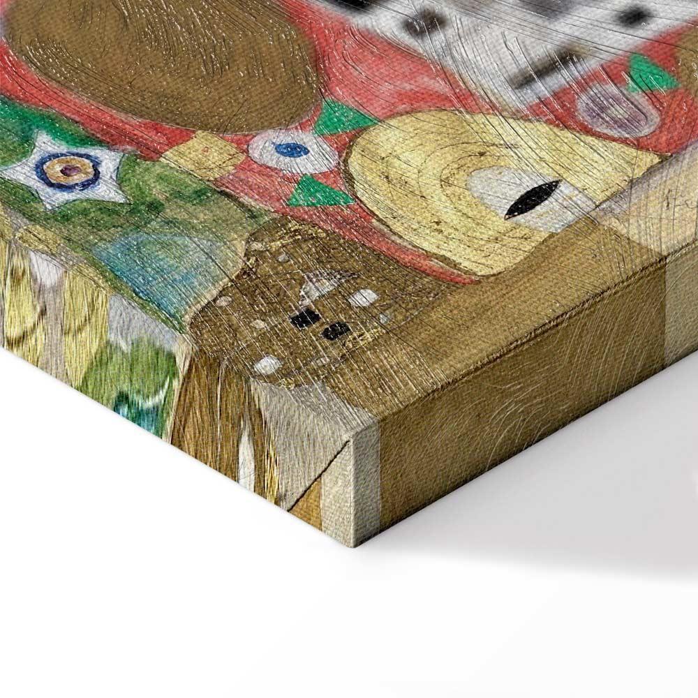 Leinwandbild - Gustav Klimt – The Fulfillment