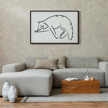 Leinwandbild - Cat's Dreams (1 Part) Vertical