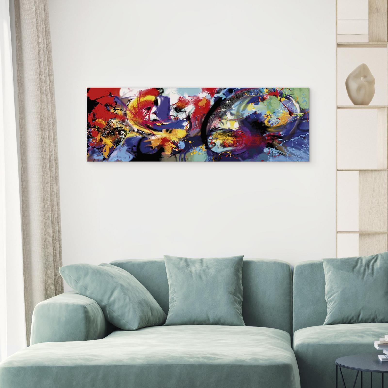 Leinwandbild - Colourful Immersion Artgeist