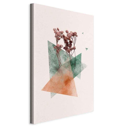 Leinwandbild - Modernist Flower (1 Part) Vertical