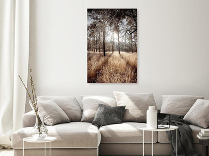 Leinwandbild - Straight Into Love (1 Part) Vertical Artgeist