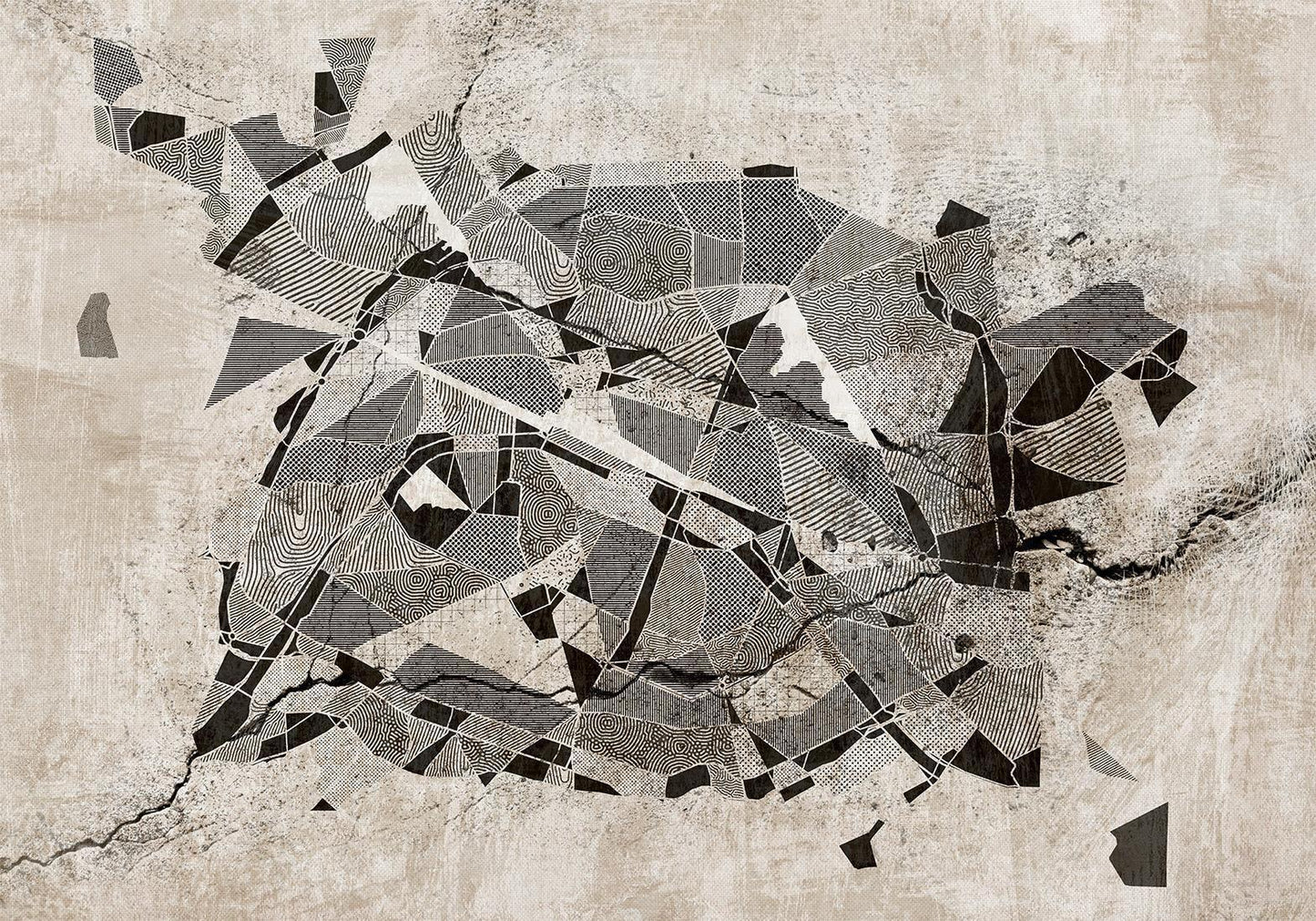 Kreative Architektur auf moderner Fototapete

