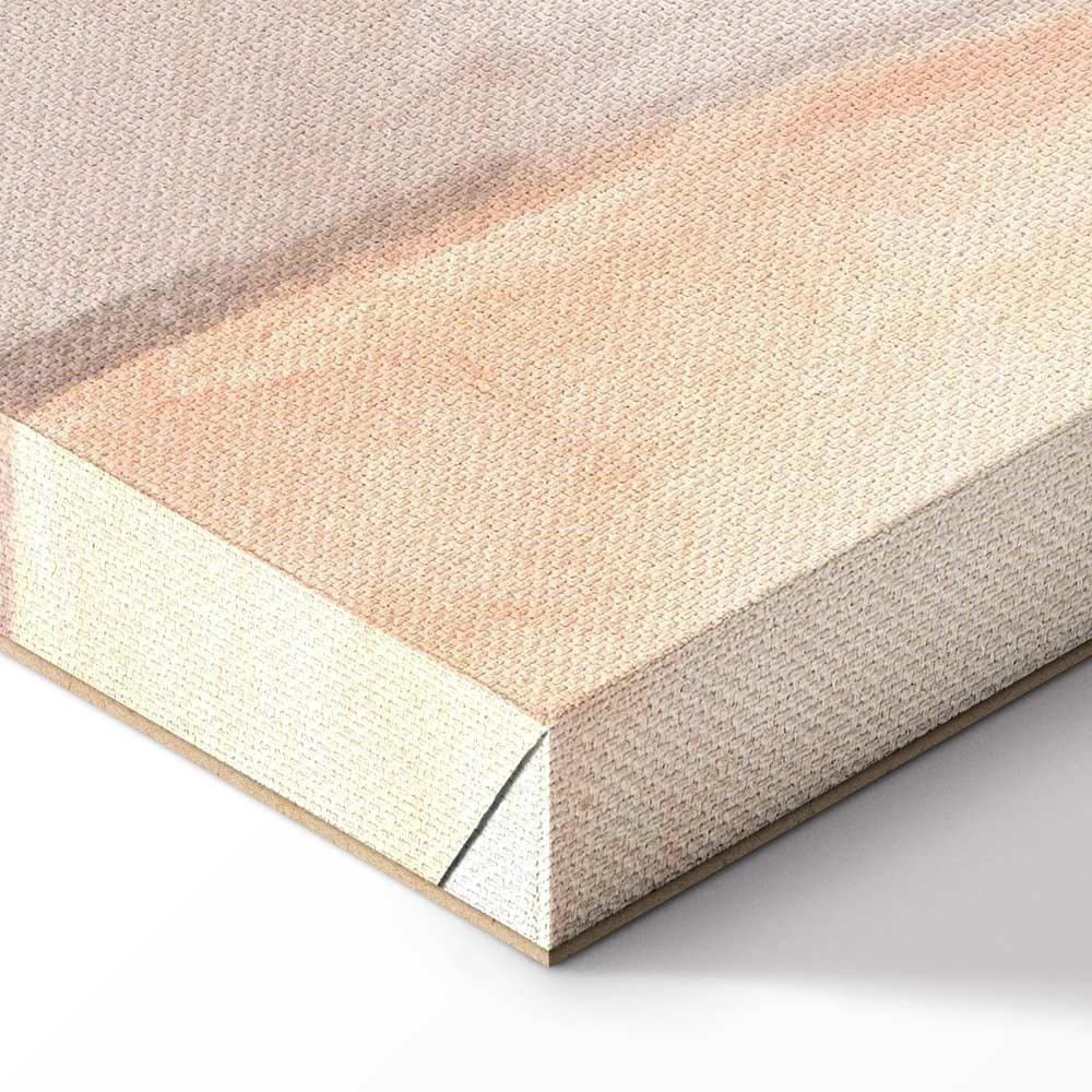 Leinwandbild - Happy Sloth - Sloth in Subdued Colors Wearing a Cap Sitting on a Rainbow Among Little Stars