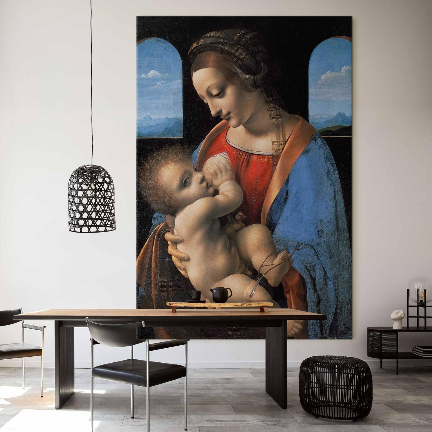 Wandbild XXL - Leonardo da Vinci – Madonna Litta