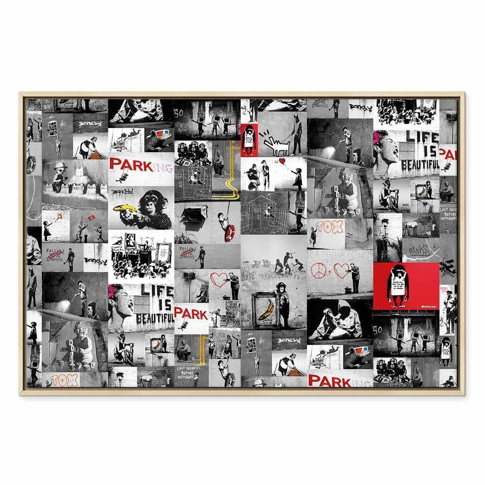 Leinwandbild - Street Art: Banksy