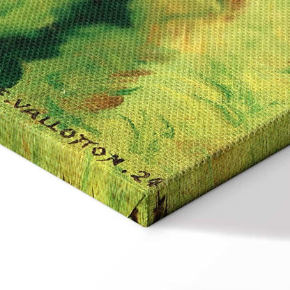 Leinwandbild - Félix Vallotton – Vallée de la Cagne