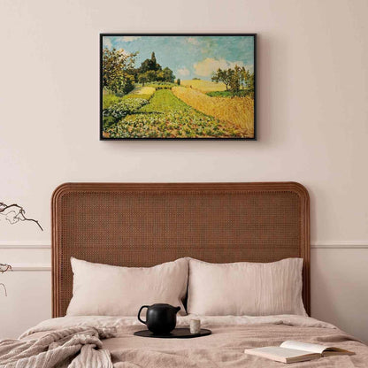 Leinwandbild - Wheat field (Alfred Sisley)
