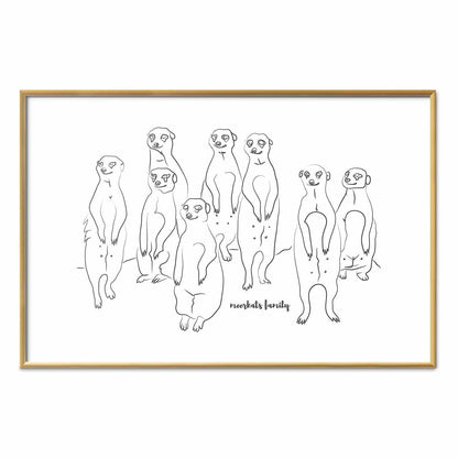 Poster - Meerkat Family