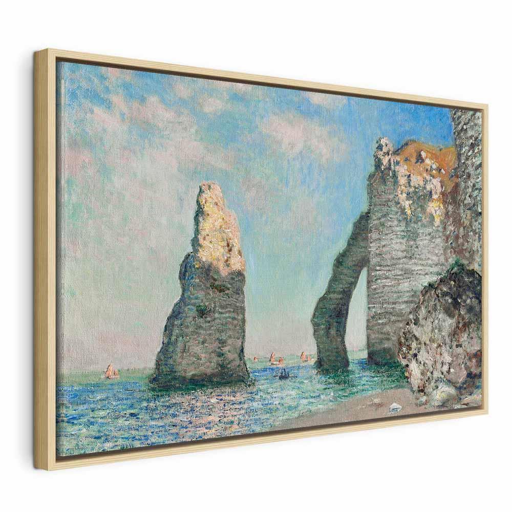 Leinwandbild - Claude Monet – Cliffs at Étretat