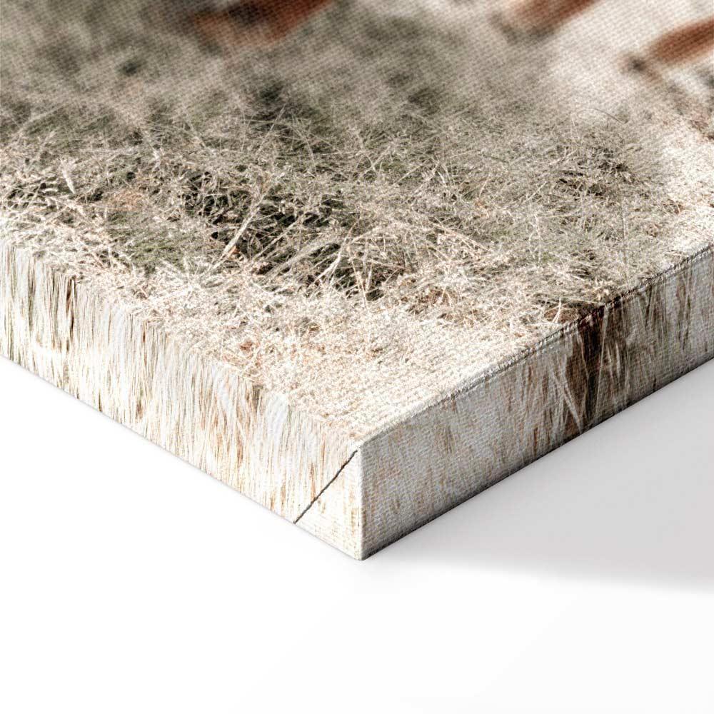 Leinwandbild - Mother and Calf (1 Part) Vertical