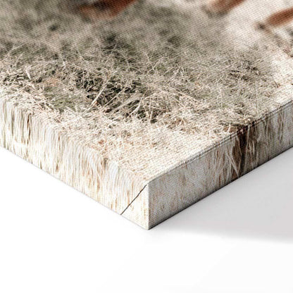 Leinwandbild - Mother and Calf (1 Part) Vertical