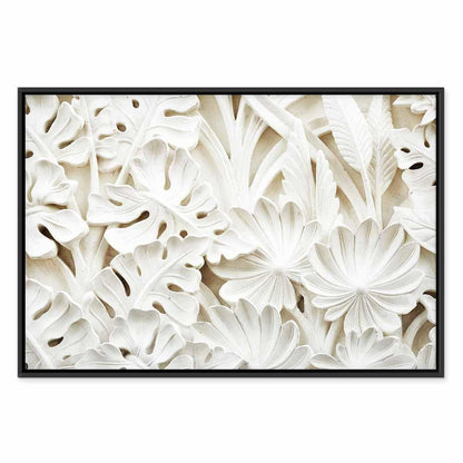 Leinwandbild - Ceramic Leaves (1 Part) Wide