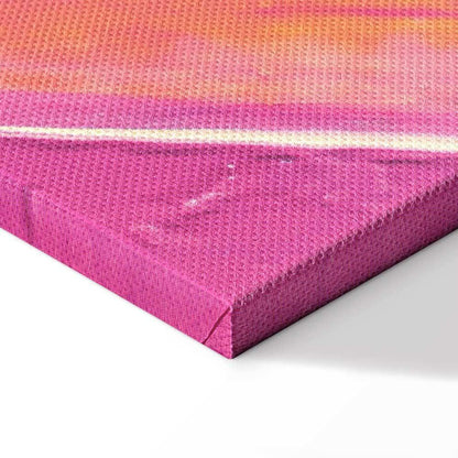 Leinwandbild - Energetic Shapes - Dynamic Oil Paint Composition on Canvas