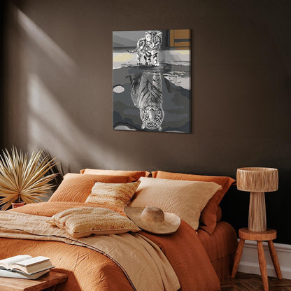 Malen nach Zahlen - Reflection From the Future