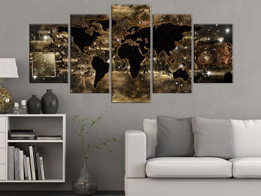 Leinwandbild - World of bronze