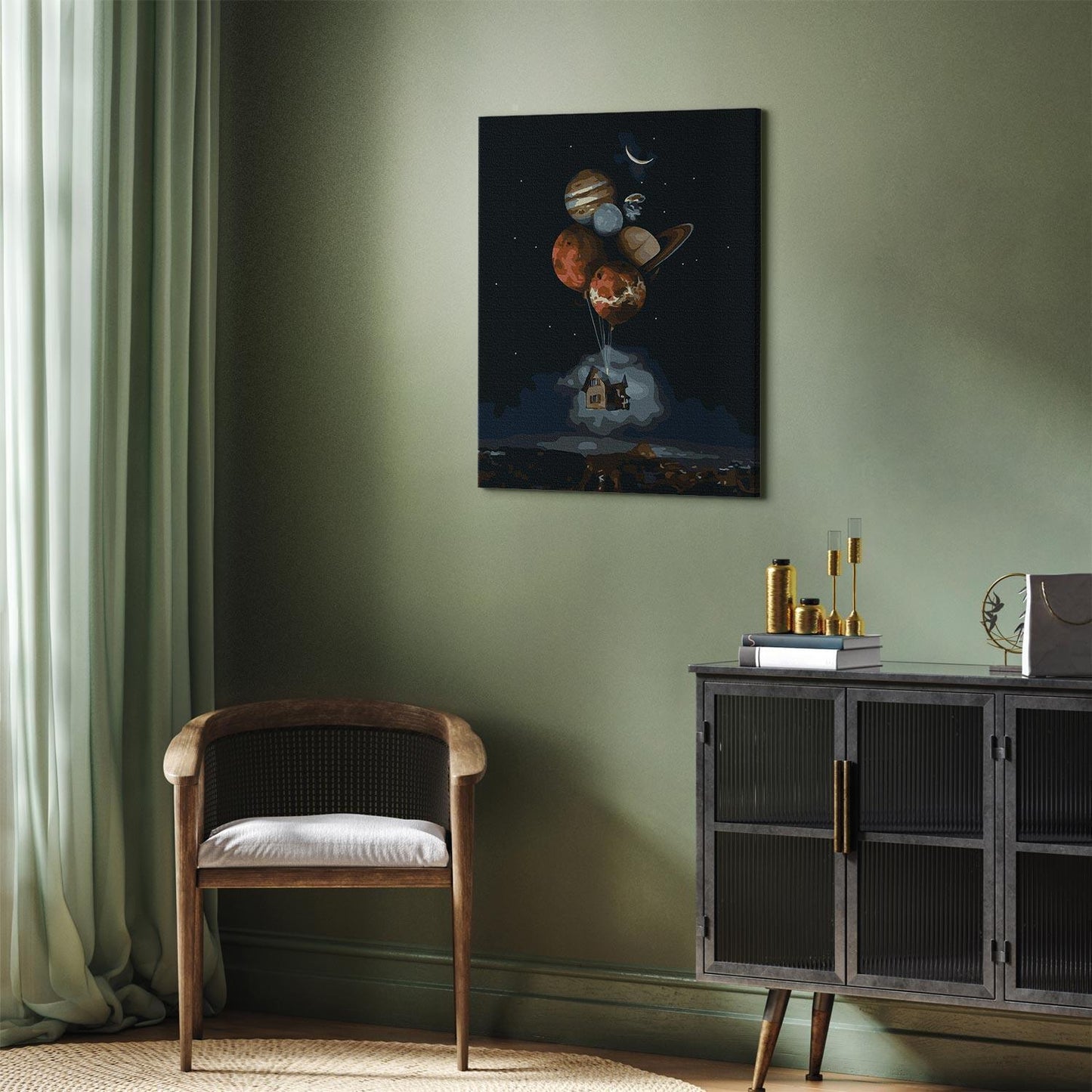 Malen nach Zahlen - Cosmic home