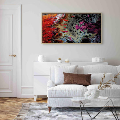 Leinwandbild - Paint Fusion (1 Part) Wide