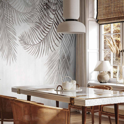 Fototapete - Night Palm Trees