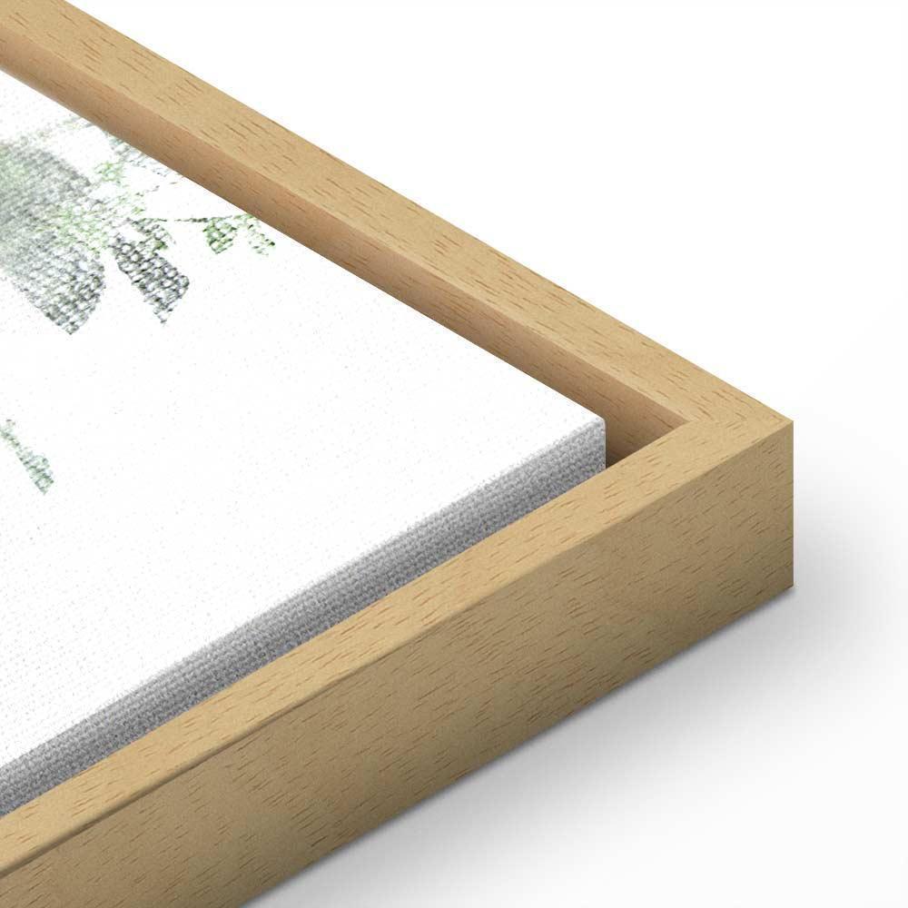 Leinwandbild - Green Cascade (1 Part) Vertical