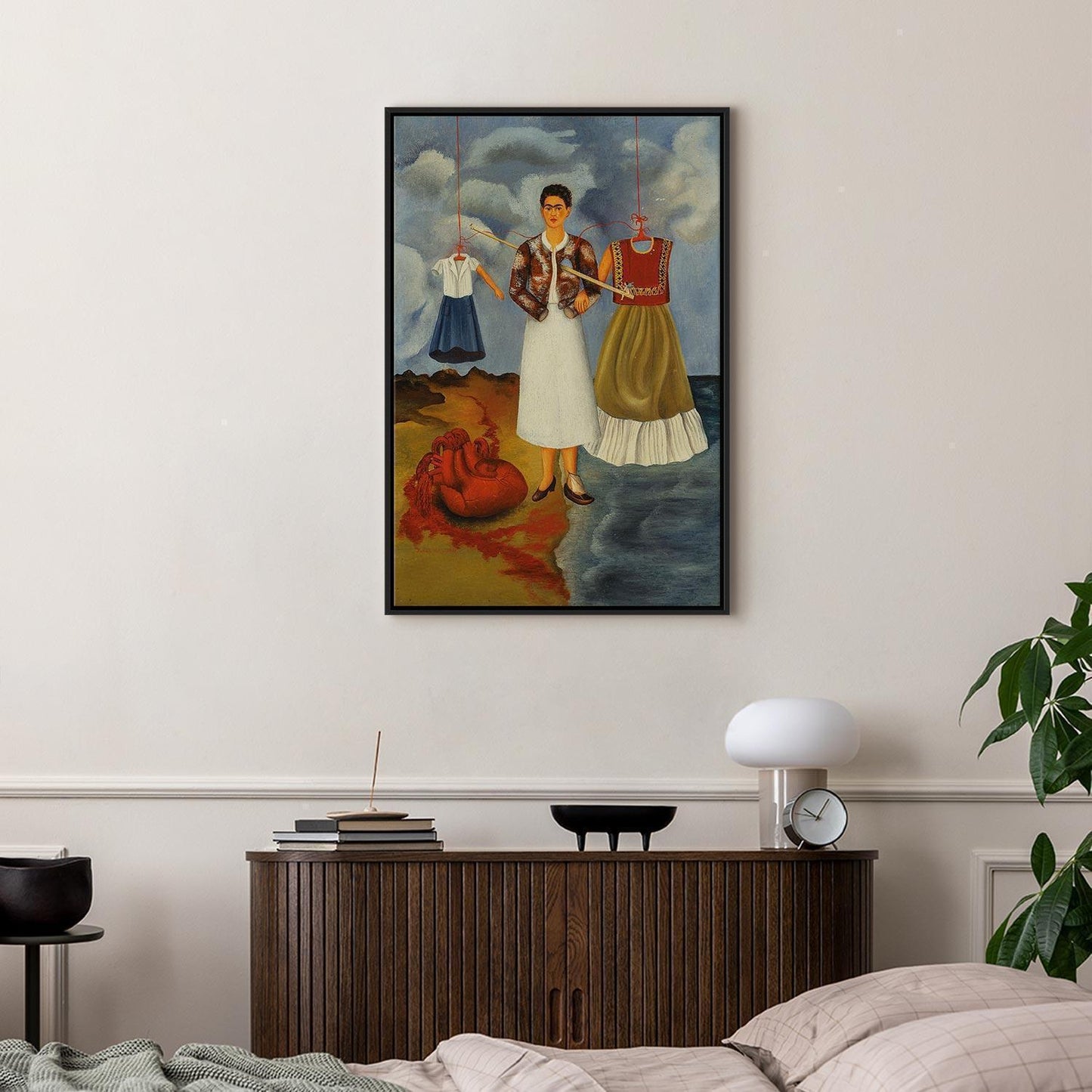 Leinwandbild - Frida Kahlo – Memory (The Heart)