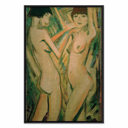 Leinwandbild - Otto Mueller – Two Girls