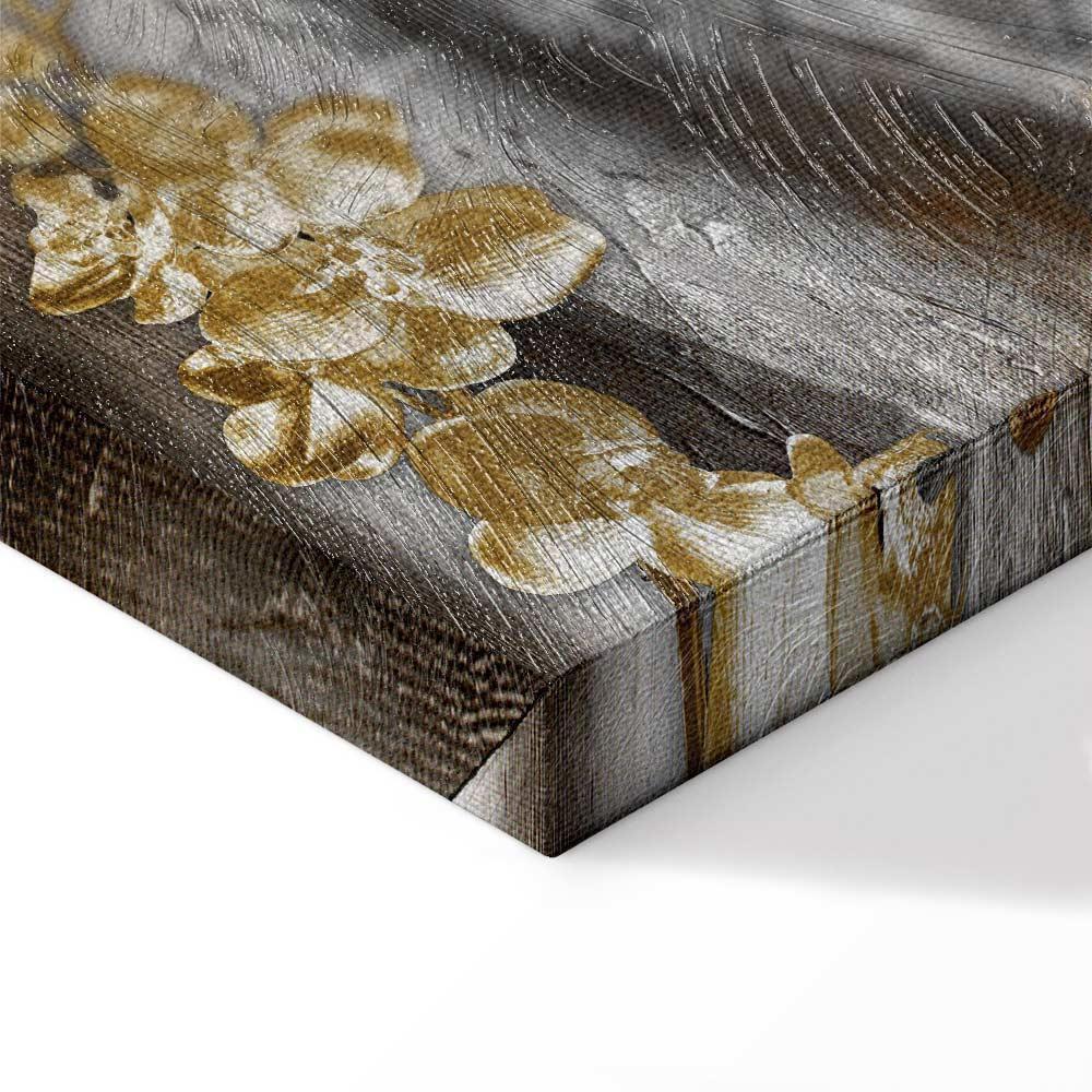 Leinwandbild - Golden Garden (1 Part) Narrow