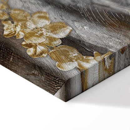 Leinwandbild - Golden Garden (1 Part) Narrow