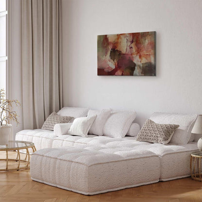 Leinwandbild - Spring composition – transparencies and forms in watercolor style