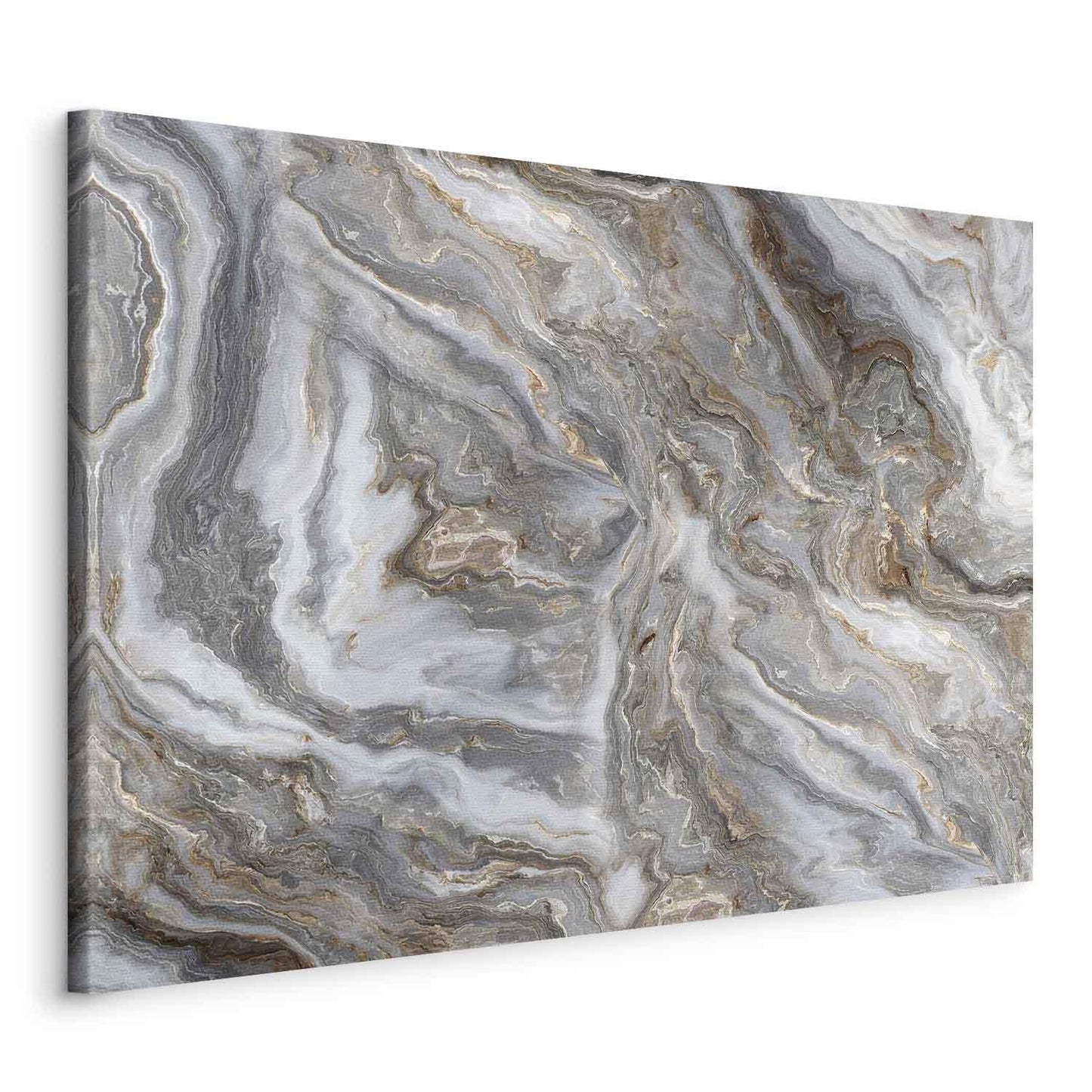 Leinwandbild - Stone abstractions – marble structures in neutral shades