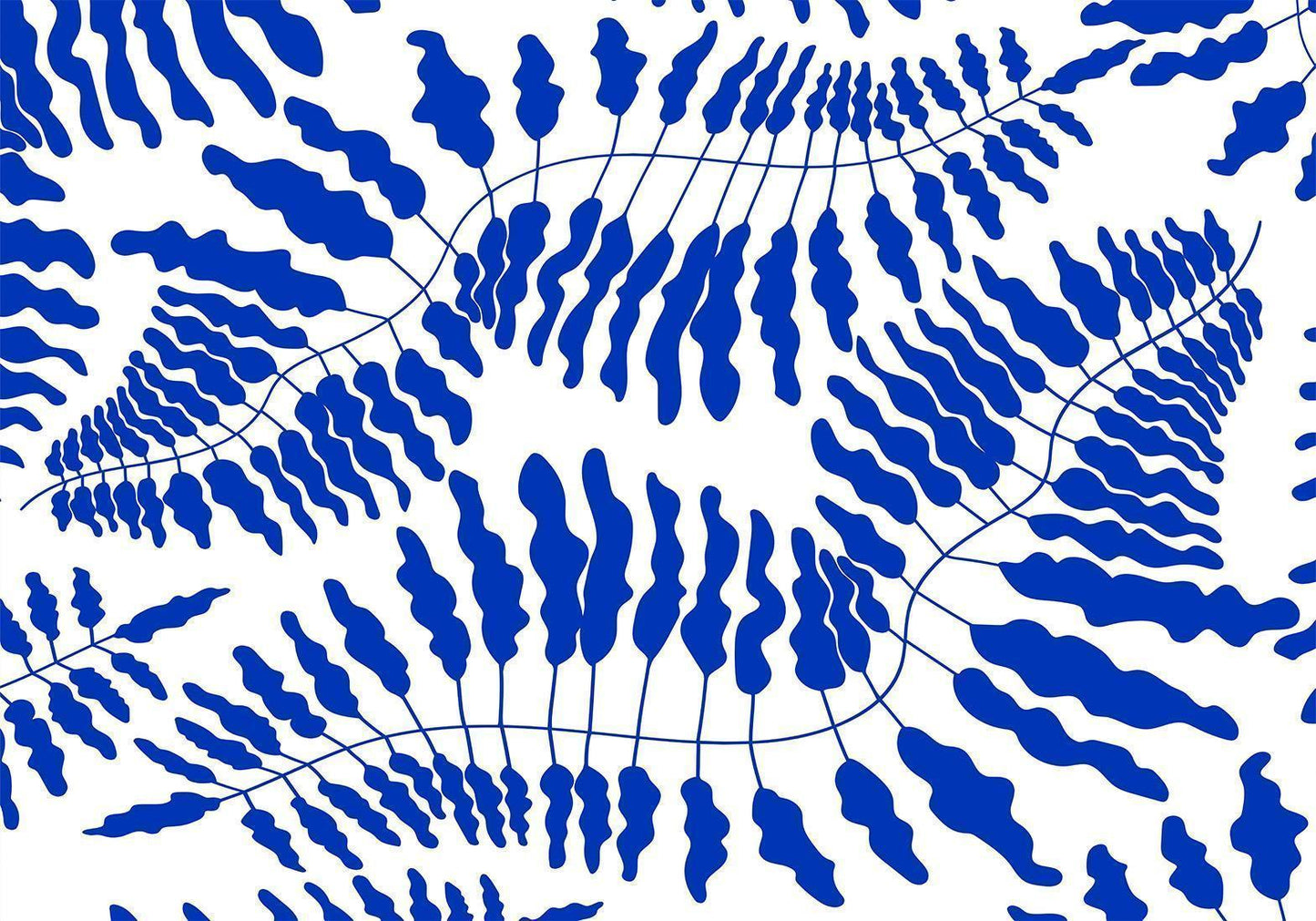 Fototapete - Blue Fern Artgeist