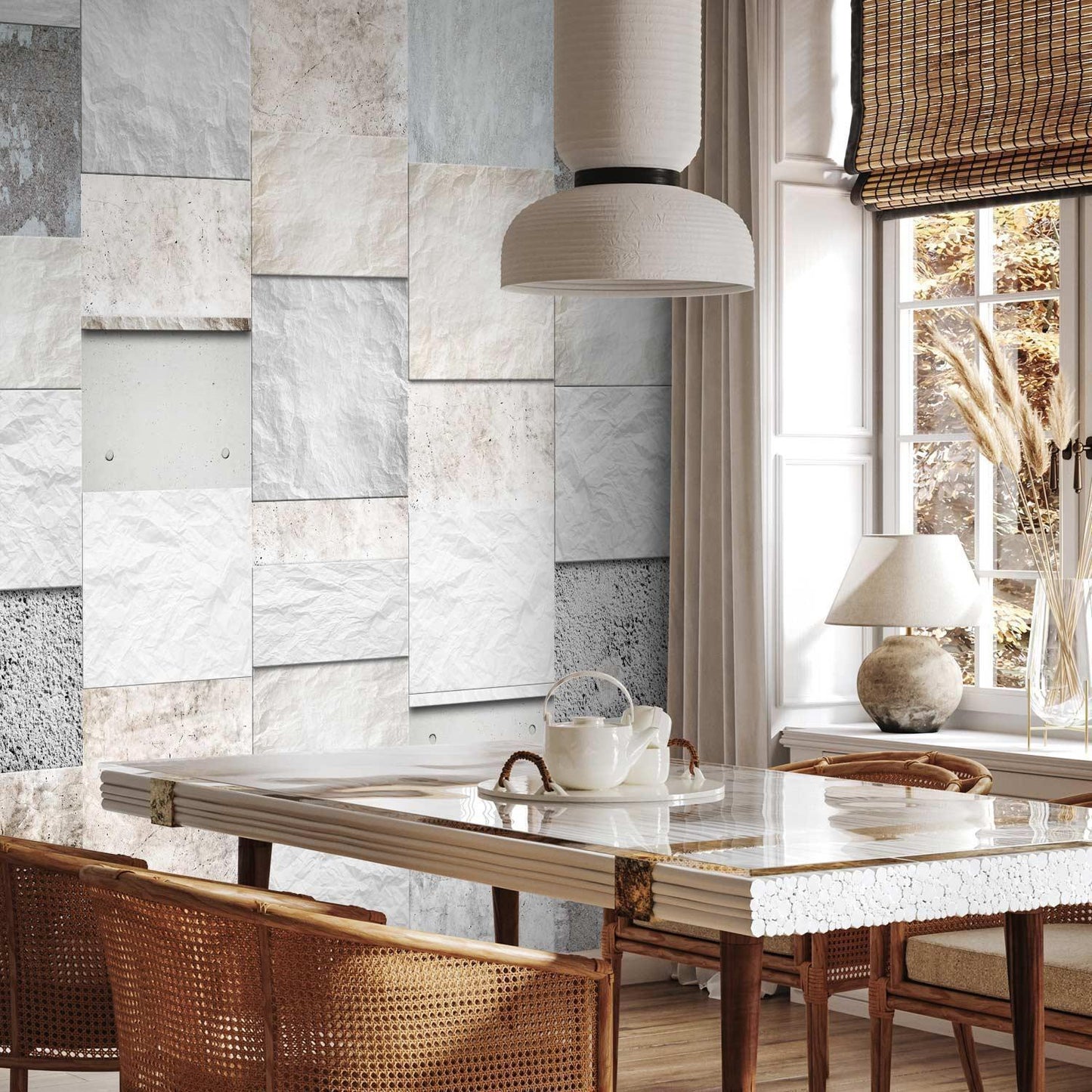 Tapete - Stone triptych