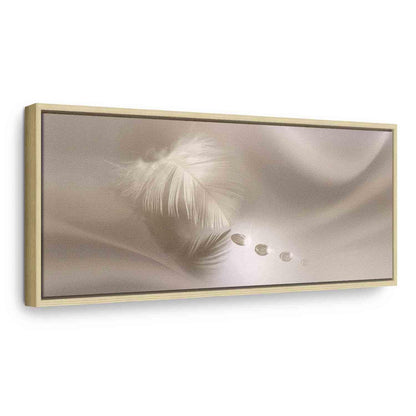 Leinwandbild - Delicate Feather
