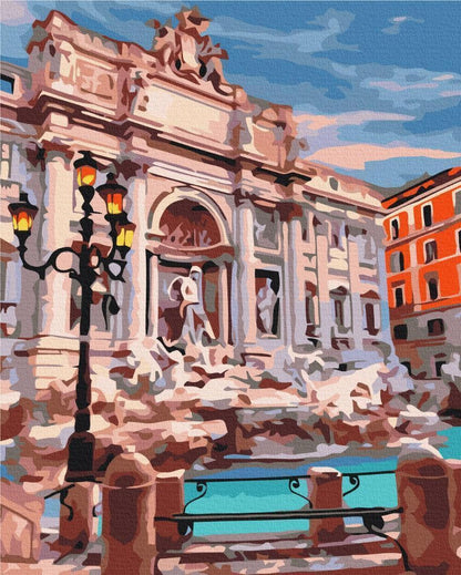 Malen nach Zahlen - Trevi Fountain