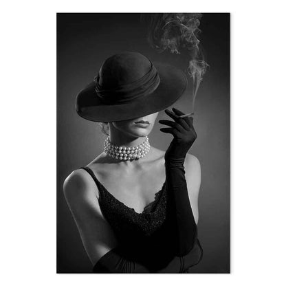 Leinwandbild - Black Elegance (1 Part) Vertical