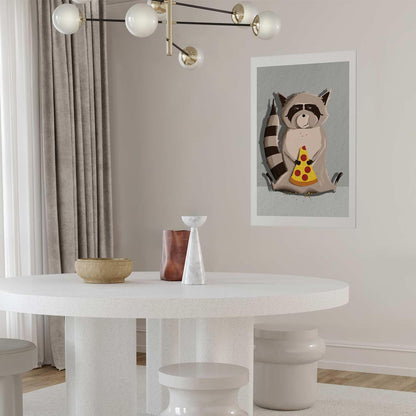 Poster - Raccoon Glutton Artgeist