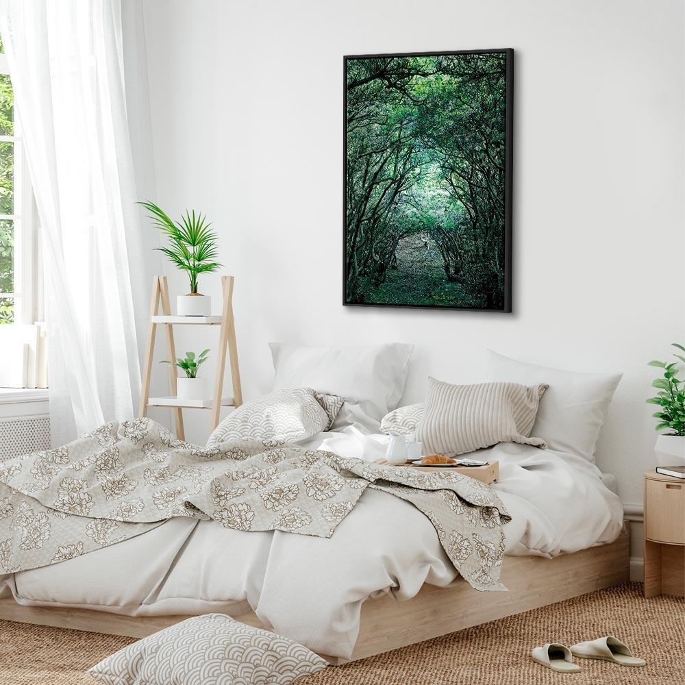 Leinwandbild - Green Pergola (1 Part) Vertical