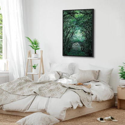 Leinwandbild - Green Pergola (1 Part) Vertical