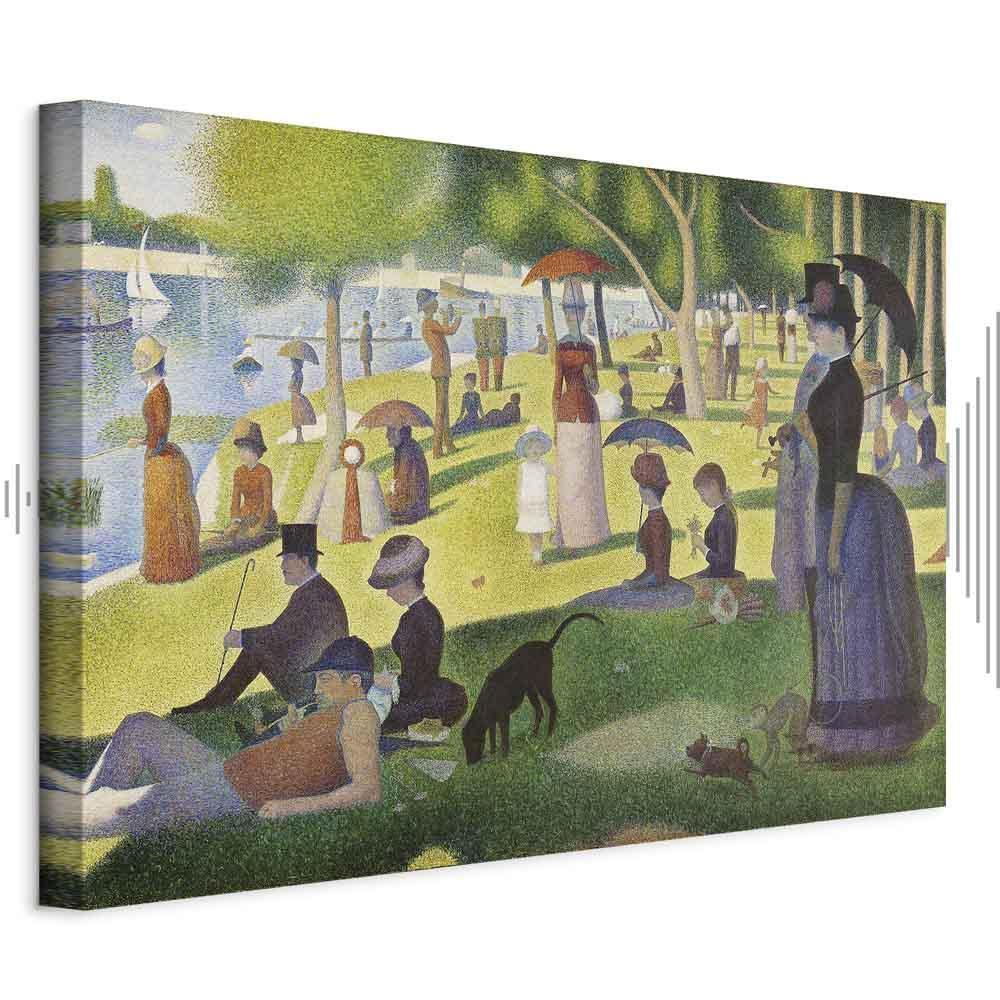 Leinwandbild - Georges Seurat – Sunday Afternoon on the Island of La Grande Jatte