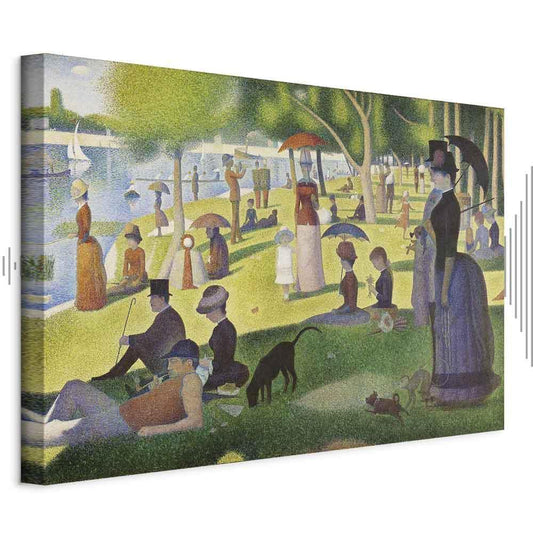 Leinwandbild - Georges Seurat – Sunday Afternoon on the Island of La Grande Jatte
