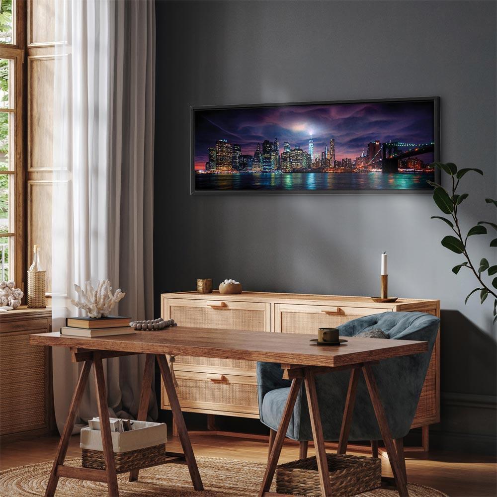 Leinwandbild - New York: Dark City