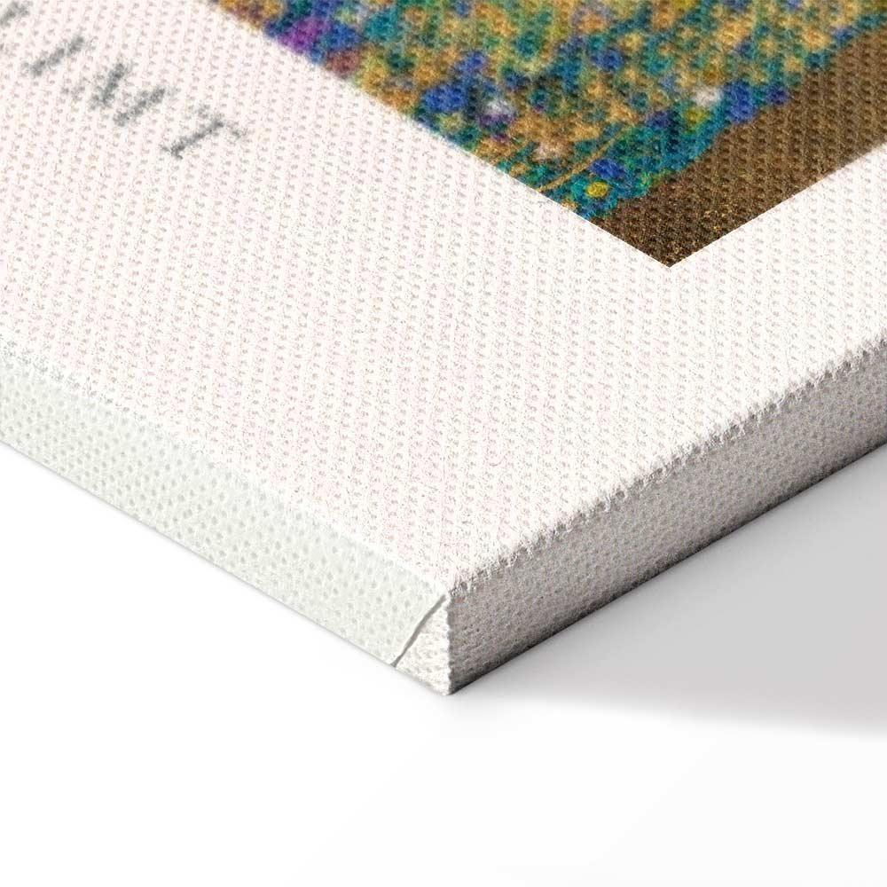 Leinwandbild - Gustav Klimt - The Kiss (1 Part) Vertical