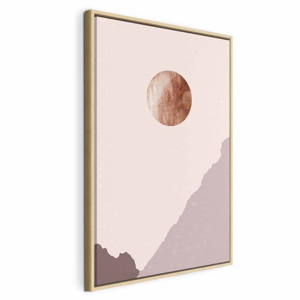 Leinwandbild - Mountain Planet (1 Part) Vertical