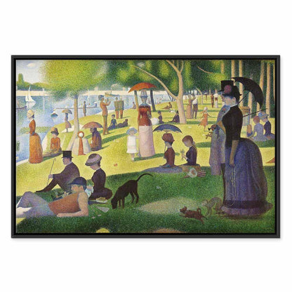 Leinwandbild - Georges Seurat – Sunday Afternoon on the Island of La Grande Jatte