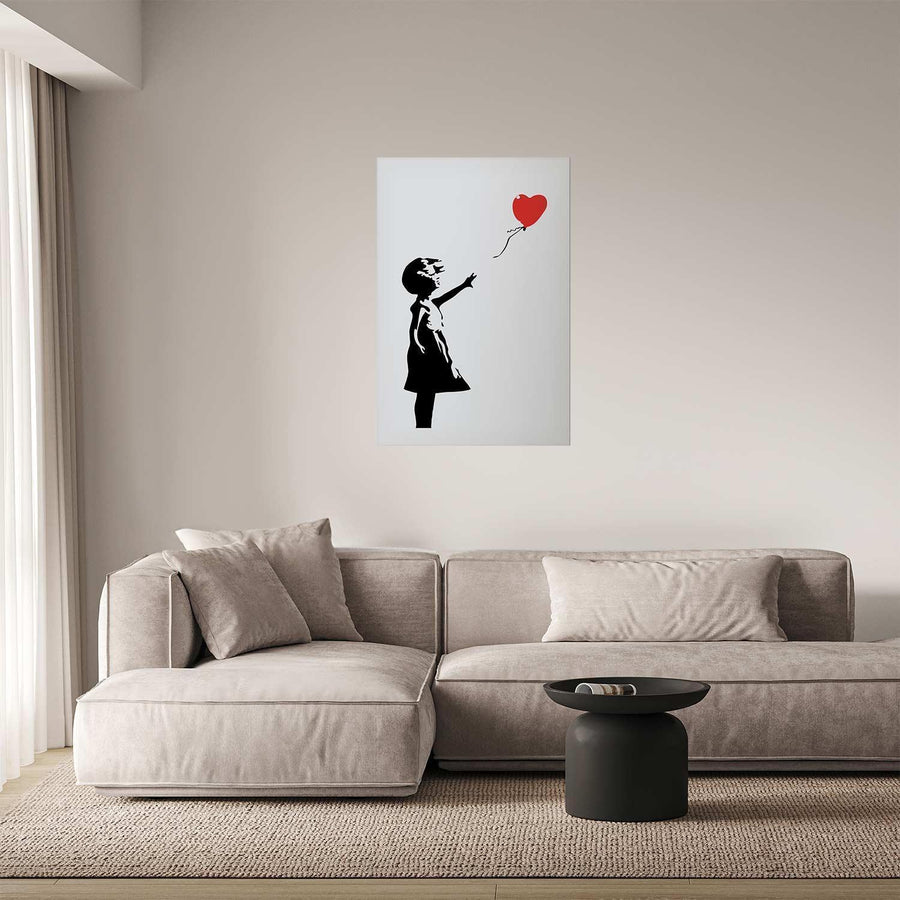 Poster - Girl with a Balloon Artgeist