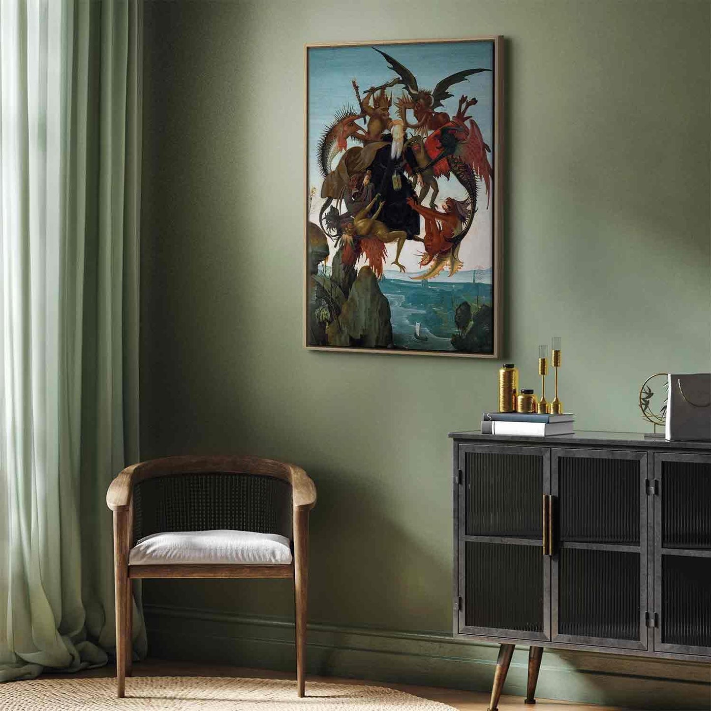 Leinwandbild - Michelangelo – The Torment of Saint Anthony