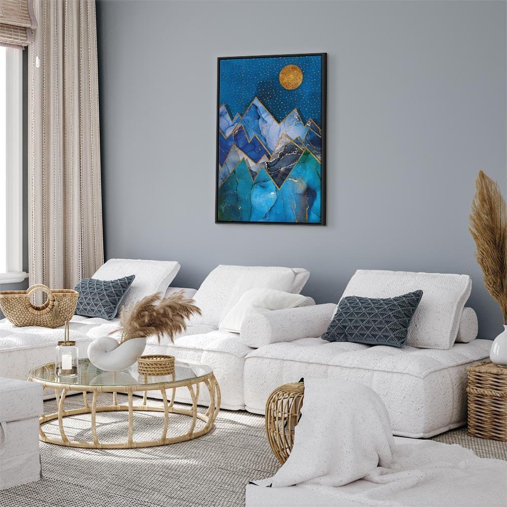 Leinwandbild - Night Walk (1 Part) Vertical