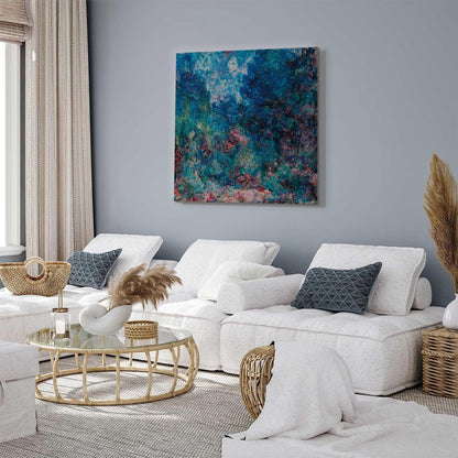 Leinwandbild - Claude Monet – La maison de l'artiste vue du jardin aux roses