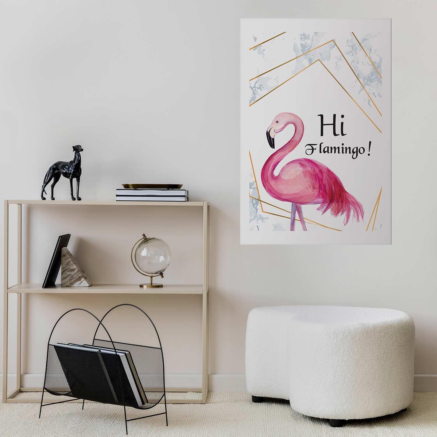 Poster - Hi Flamingo! Artgeist