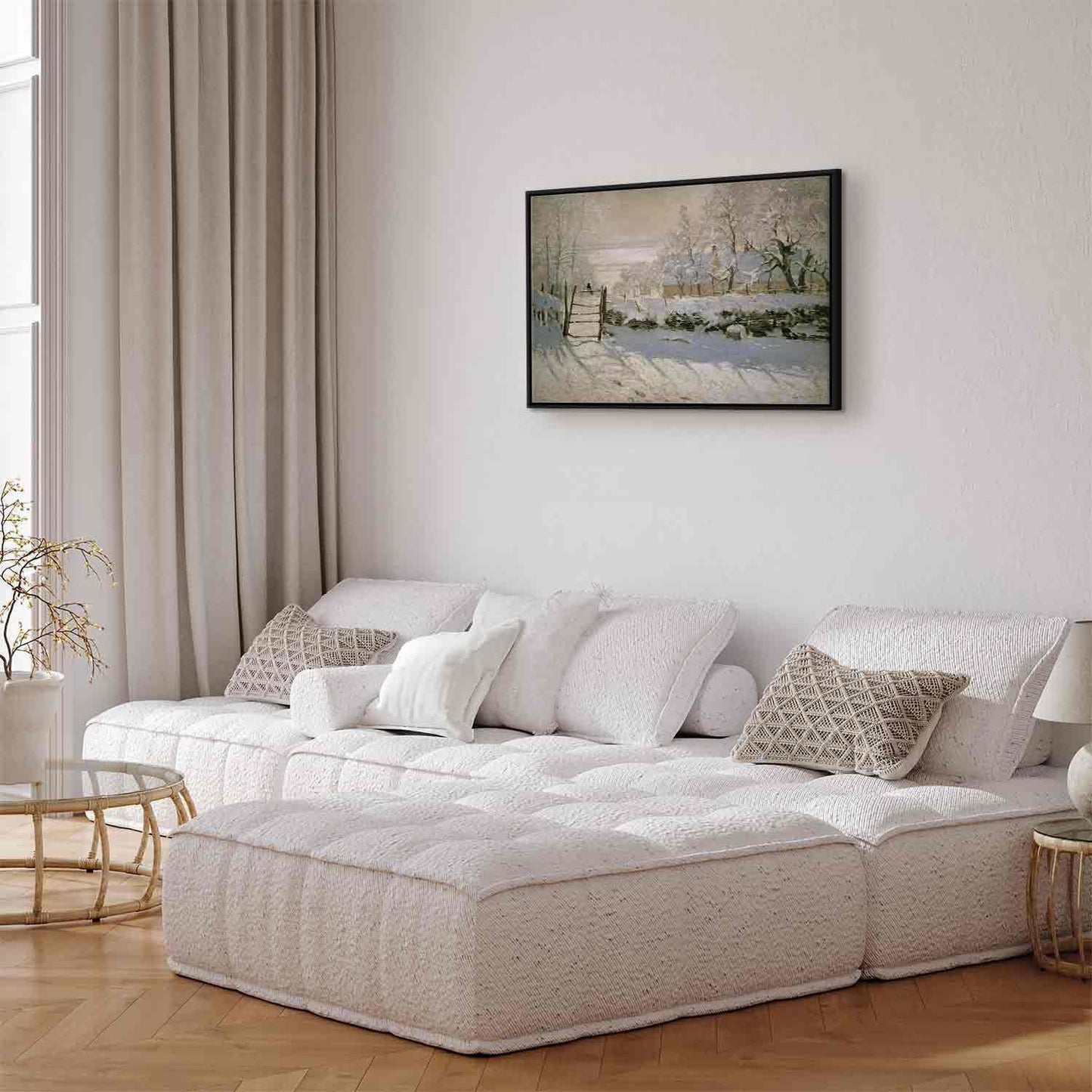 Leinwandbild - Claude Monet – The Magpie